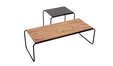 Valley Black Side Table