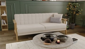 Anka Sofa set - Cream Arm