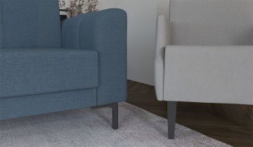 Rio 3 Seater Sofa 3.Blue / Ossa 17