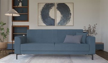 Rio 3 Seater Sofa 3.Blue / Ossa 17