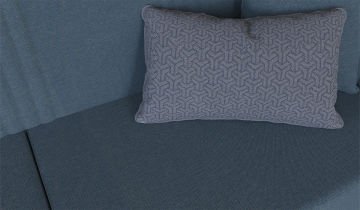 Rio 3 Seater Sofa 3.Blue / Ossa 17