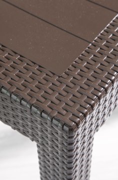 Rattan Table - Multi Coloured