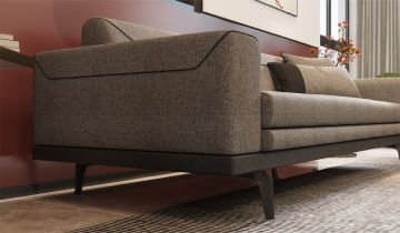 Arya 3 Seater Sofa Antrasit