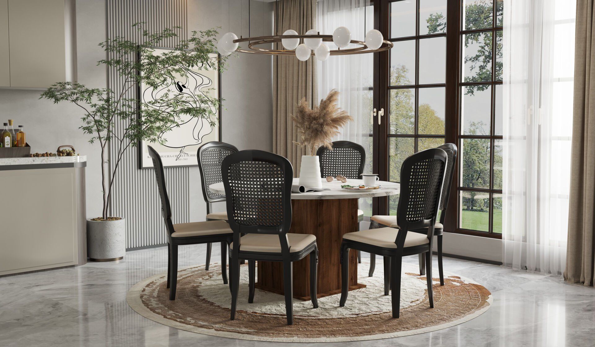 Dora Table set - Renk Seçenekli