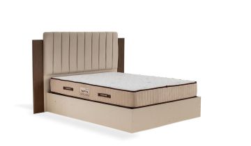 Linen Bed Frame With Storage