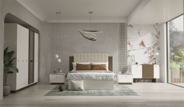 Linen Bed Frame With Storage