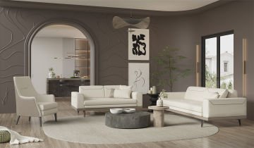 Arya Sofa set - Cream