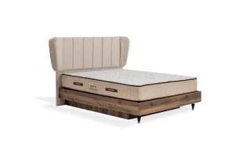 Cross Bed Frame With Storage