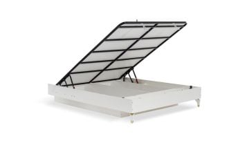 Gold Bella Bed Frame With Storage