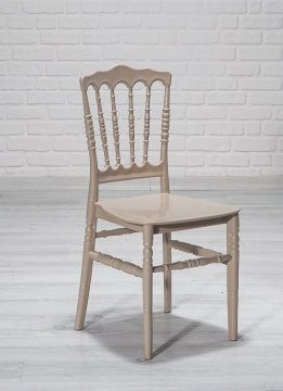 Grande Table - 4 Adet Miray Chair - Cappucino