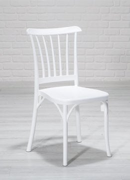 Grande Table - 4 Adet Violet Chair - White