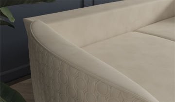 Bendis Sofa set Silver - Armchair (With Leg)