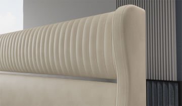 Bendis Bedroom - Silver Headboard