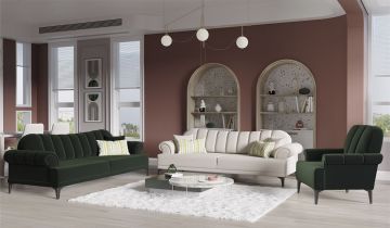 Dolce 3 Seater Sofa Green
