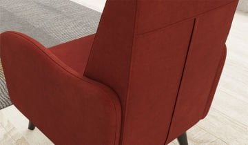 Avrupa Armchair - Bordo