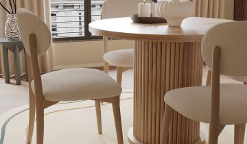 Bohem Kitchen Table Set - Walnut