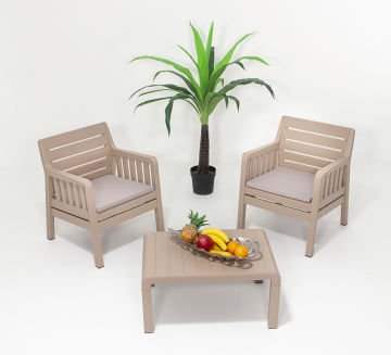 Lara Mini Garden&Balcony Sofa set - Multi Coloured
