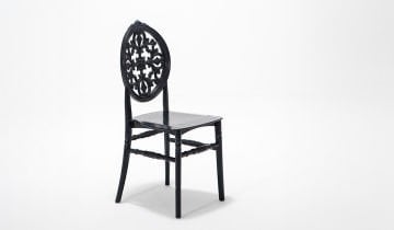 Sofia ( Efes White ) / Venüs Table Set - Black
