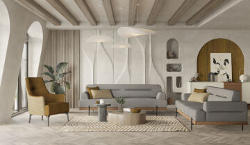 Linen Sofa set