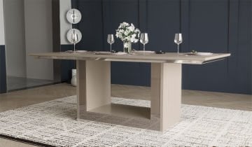 Bendis Dining Room Set - Silver