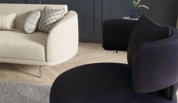 Bendis Sofa set - Silver