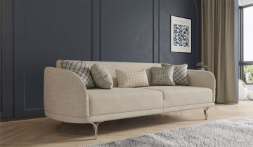 Bendis Sofa set - Silver