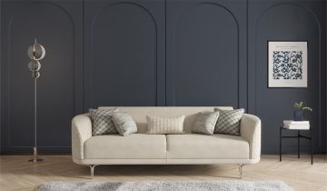 Bendis Sofa set - Silver