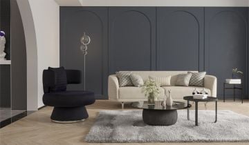 Bendis Armchair - Silver