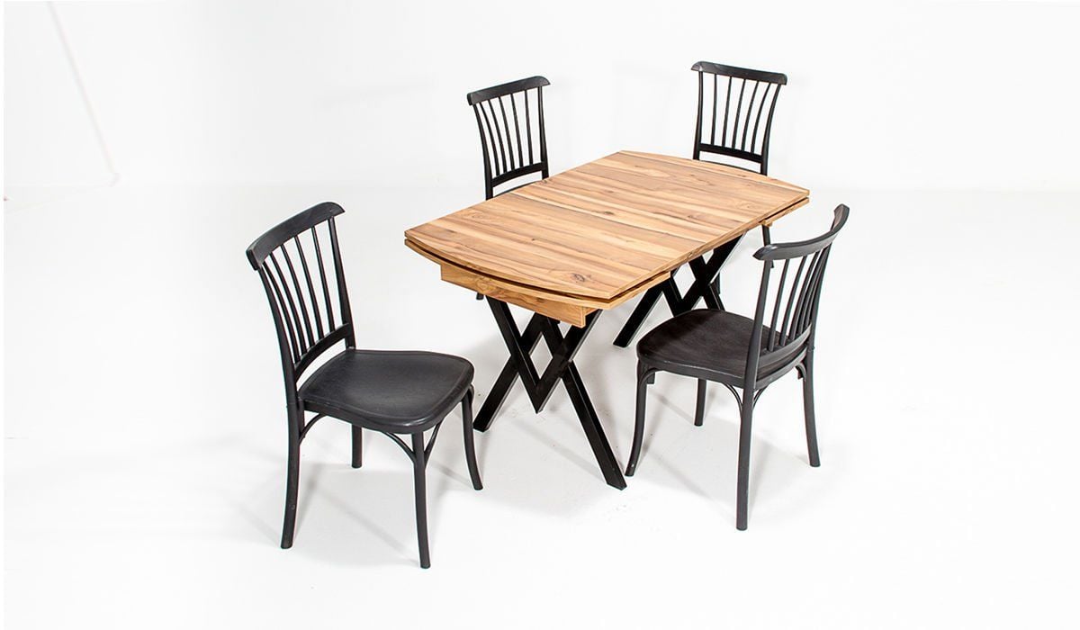 Castella ( Ceviz ) / Violet Table Set - Black