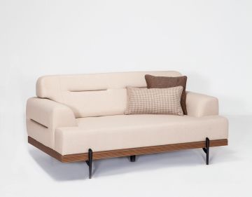 Linen 2 Seater Sofa