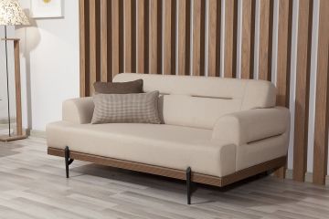 Linen 2 Seater Sofa