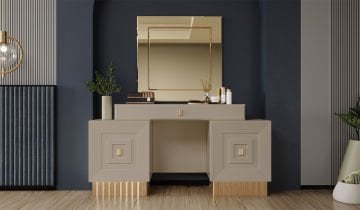 Bendis Bedroom Set - Gold