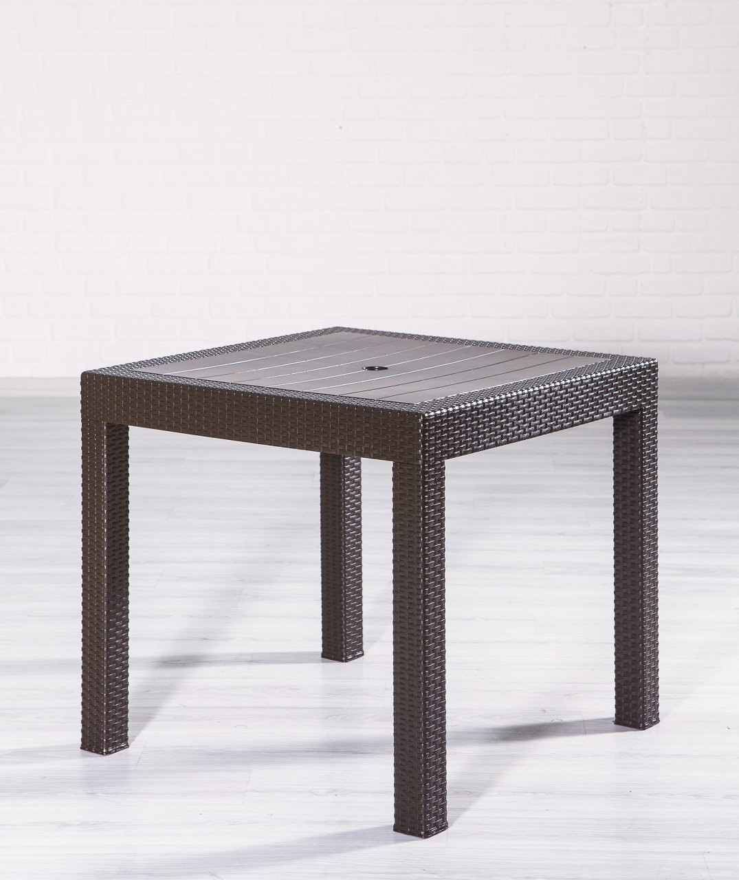Rattan Table - Multi Coloured Cappucino