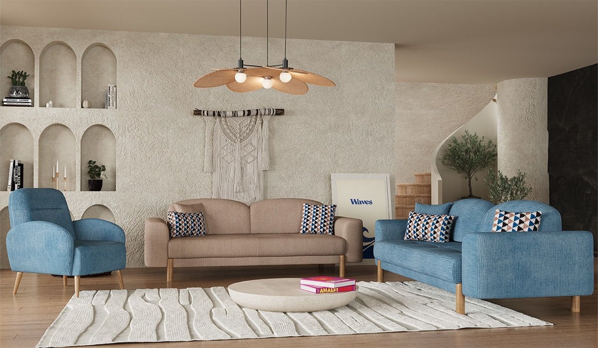 Bohem Plus Sofa set - Brown