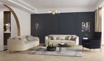 Bendis Sofa set - Armchair (With Leg)