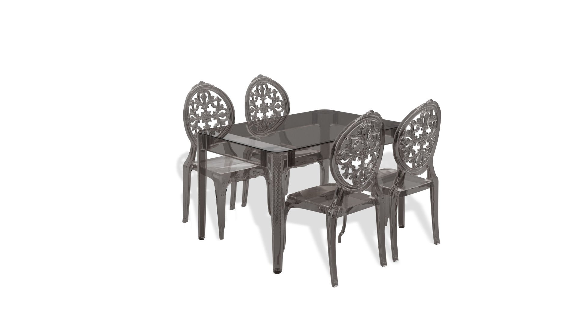 Sermetto Table + 4 Chair