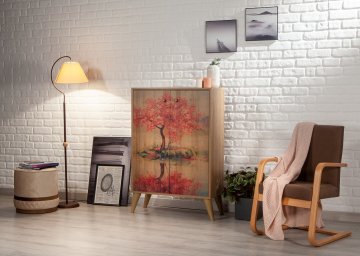 Mary Pink Multi Purpose Cabinet