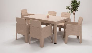 Apex Rattan Large Sofa set