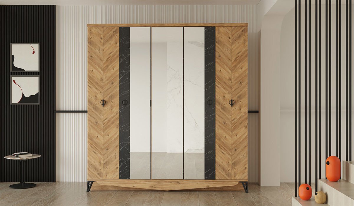 Avrupa Bedroom 5D Wardrobe (Optional)