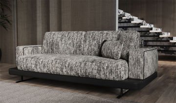 Hermes Sofa set - Black