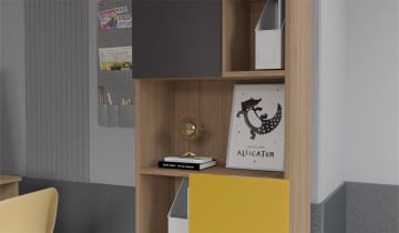 Hera Young room Artemis Book shelf