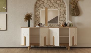 Bohem Plus Dining Room Set - Ceviz