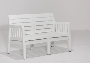 Lara 2 Setaer Sofa With Cushion - Multi Coloured White