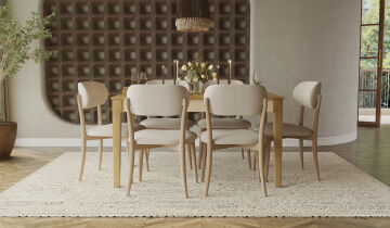 Eco Bohem Dining Room Set - Yellow
