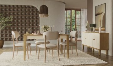 Eco Bohem Dining Room Set - Yellow