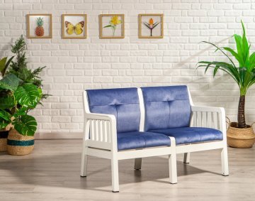 Belen 2 Setaer Sofa - Multi Coloured Blue