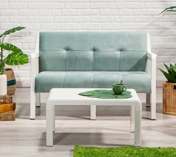 Belen 2 Setaer Sofa - Multi Coloured Green