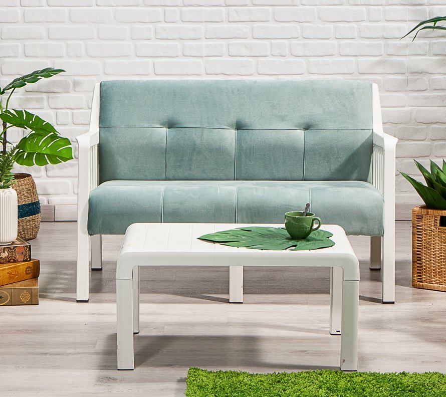 Belen 2 Setaer Sofa - Multi Coloured Green