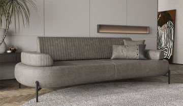 Cross Sofa set Grey/Zen