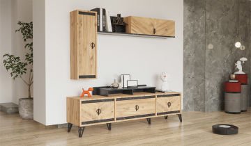 Avrupa Dining Room Set Raflı Tv Unit